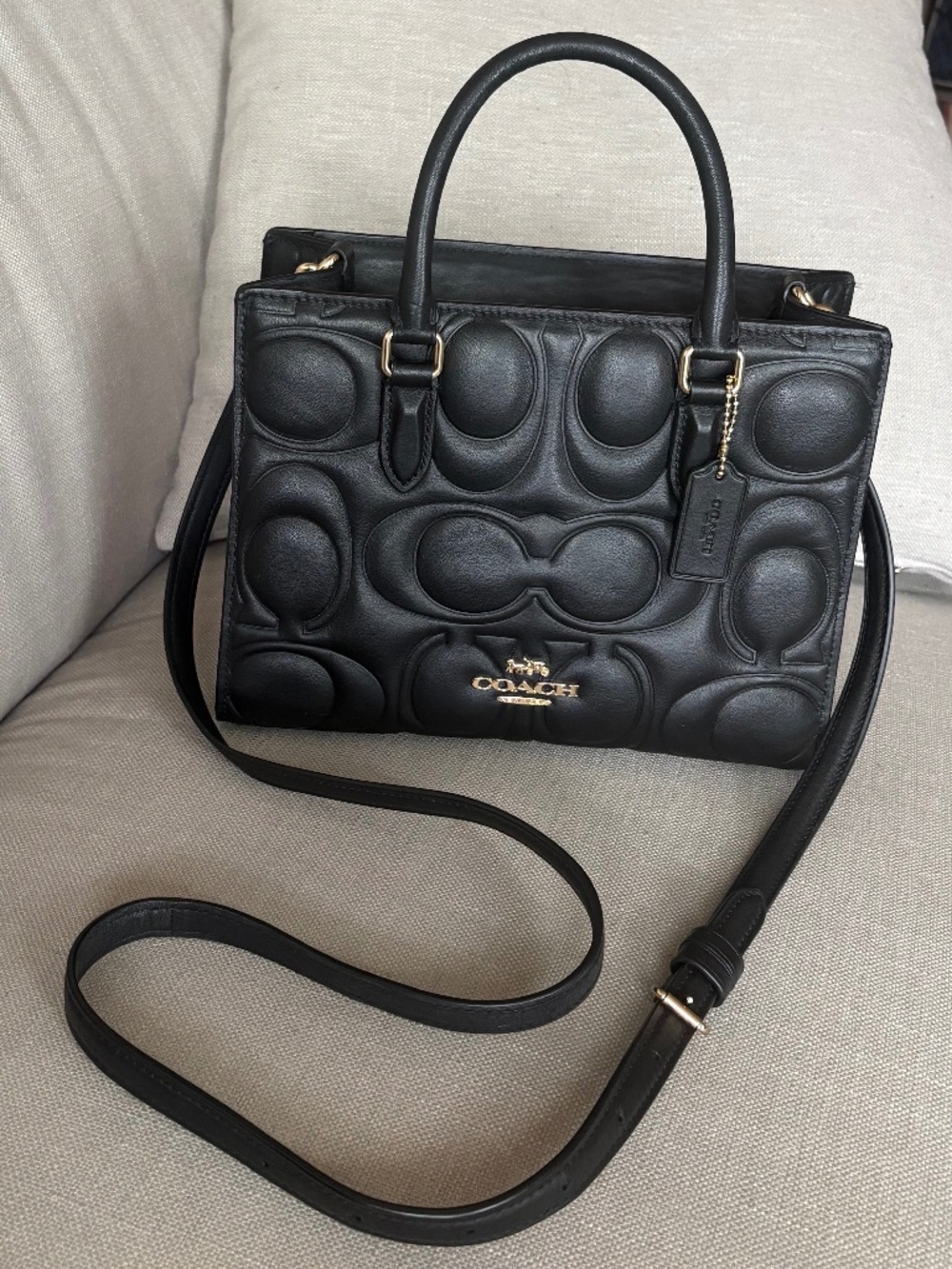 Coach Maggie Small Tote Bag In Signature Leather